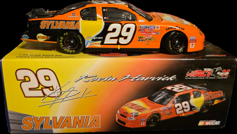 Kevin Harvick #29 Sylvania 2002 Monte Carlo Action 1:24 Diecast GM Nascar